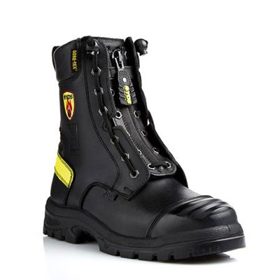 YDS NFSR1198 HADES front zip fire and rescue boot