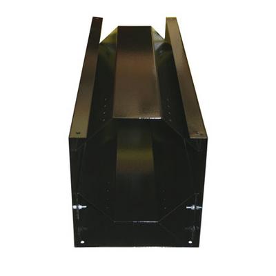 Ziamatic ACSR-6-B-(LT) Horizontal Steel QUIC-STORAGE Rack – Less Top – Black