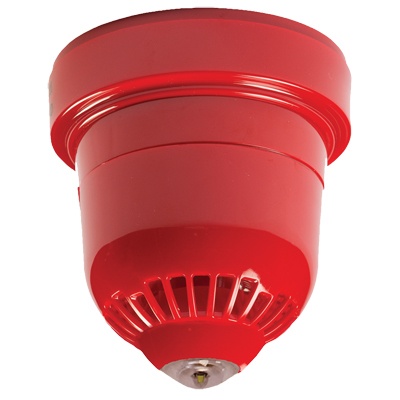 UTC Fire & Security ZRC466-3C wireless, ceiling mount, addressable ZP7 series combination sounder/VAD (Visual Alarm Device)
