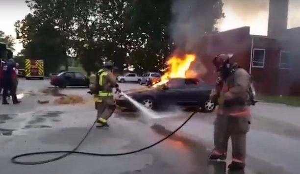 Pyro UHP Live Burn Demo With Hartford, IL Fire Department