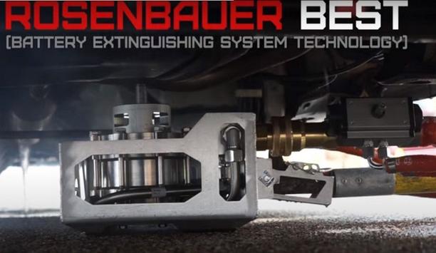 Rosenbauer Introduces Battery Extinguishing System Technology (BEST)