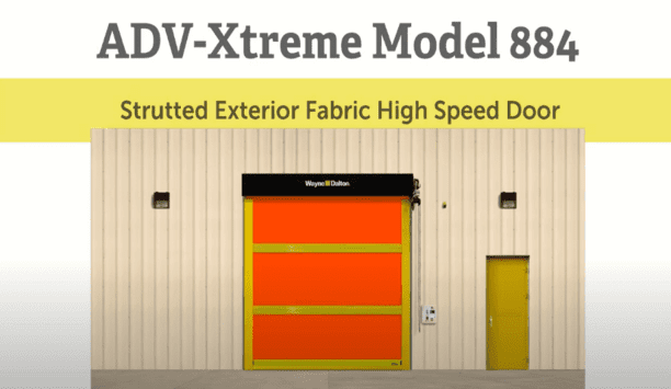 Wayne Dalton Model 884 ADV-Xtreme Strutted Maximum Strength Fabric Door